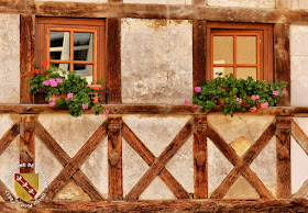 VIC-SUR-SEILLE (57) - Maisons à pans de bois (XVIe siècle)