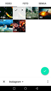 Cara edit video memilih video menggunakan aplikasi Inshot di Android
