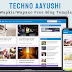 Techno Aayushi Wapkiz/Wapaxo Blog Style Template FREE Download Theme