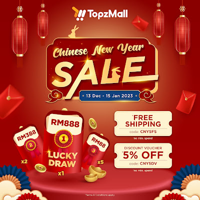 TopzMall CNY 2023 goodies Chinese New Year hampers