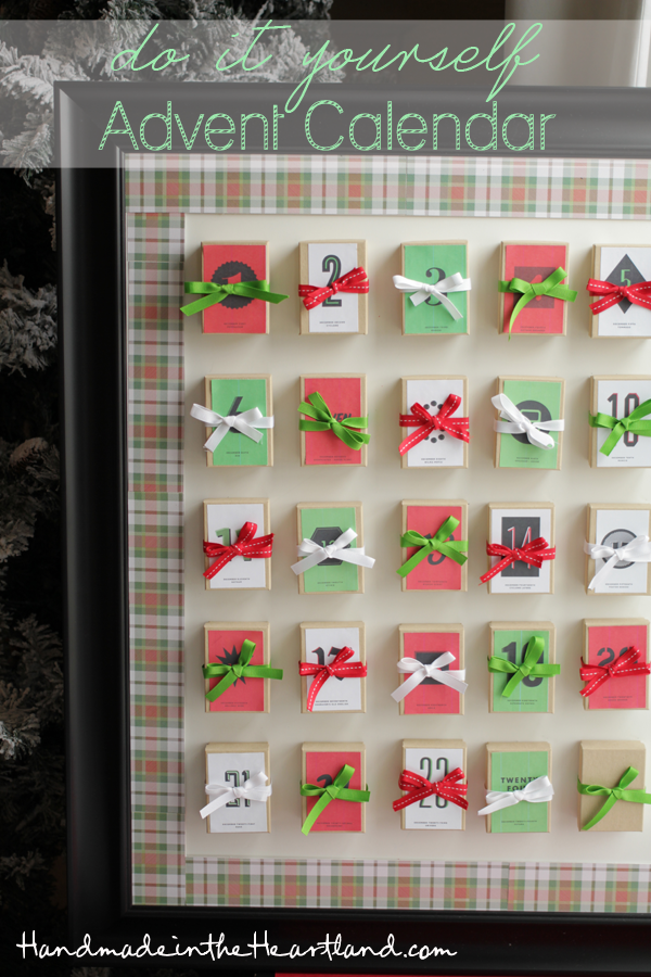 DIY Advent Calendar - Handmade in the Heartland