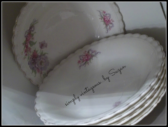 vintage dishes, johnstone