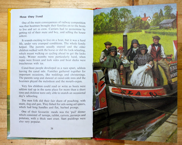 ladybird tuesday, vintage books, the story of our canals