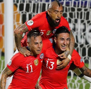 Copa America 2019: Vargas scored twice, Sanchez late goal Chile Holds off Qatar 4-0.