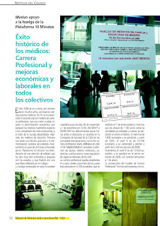 página 12 de Madrid Médico de diciembre de 2006