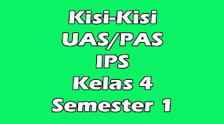 kisi-kisi uas ips kelas 4 semester 1