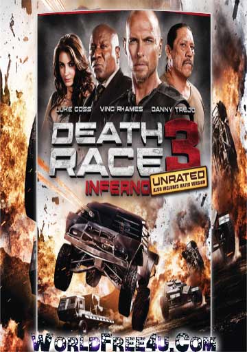 Poster Of Death Race 3 (2013) In Hindi English Dual Audio 300MB Compressed Small Size Pc Movie Free Download Only At worldfree4u.com