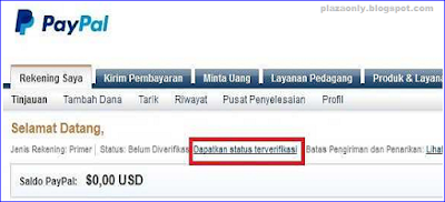  Cara Verifikasi PayPal Dengan VCC