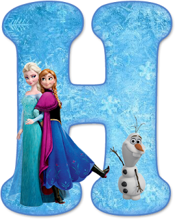 alfabeto de ana elsa y olaf de frozen oh my alfabetos