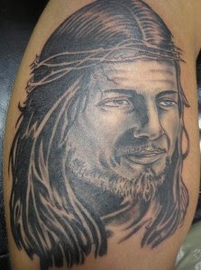 jesus tattoos, tattoos