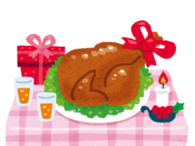 【無料ダウンロード】 クリスマス チキン イラスト