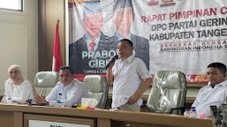 DPC Partai Gerindra Kabupaten Tangerang Gelar Rapimcab Konsolidasikan Pemenangan Prabowo Gibran