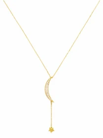 BaubleBar Pave Moondrop Pendant