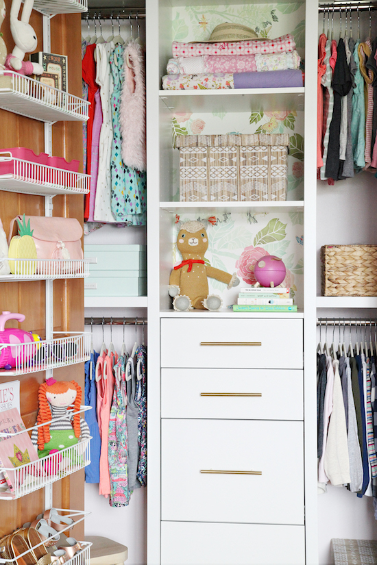 IHeart Organizing: Before & After: Organized Girl's Bedroom Closet