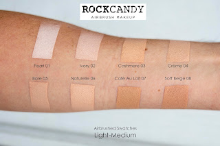 rock candy airbrush swatches