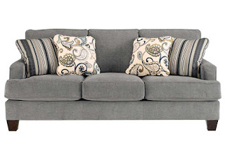 gray fabric sofa