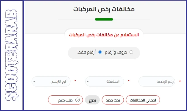 قيمة غرامات المخالفات المرورية في مصر