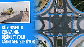 ​Büyükşehir Konya’nın Bisiklet Yolu Ağını Genişletiyor