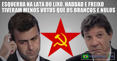 Resultado de imagem para pt e psol no lixo