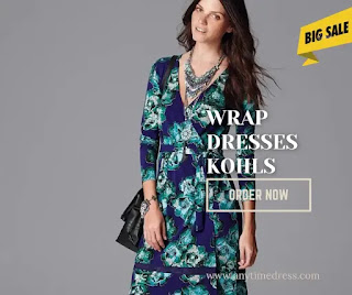 wrap dresses kohls