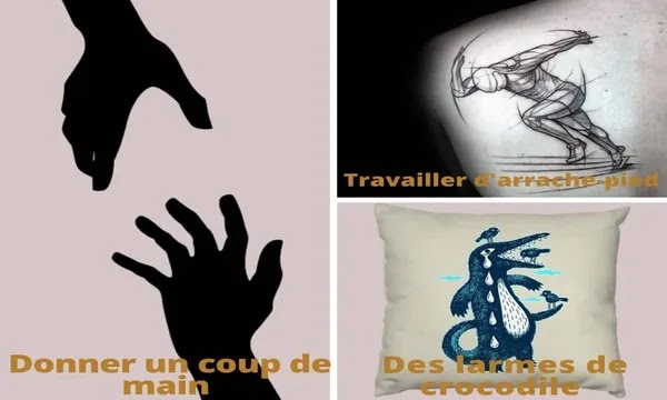 Trois expressions courantes, illustrées par une histoire