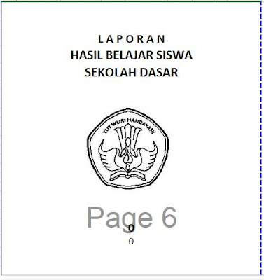  Sahabat guru semua yang menjadi pendidikan di sekolah dasar Download Aplikasi Raport KTSP atau Kurikulum 2006 SD Format Excel