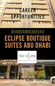 HR Executive, Senior Housekeeping Supervisor, Guest Service Agent (Male) Recruitment in Abu Dhabi, UAE | For The Eclipse Boutique Suites | Apply Online