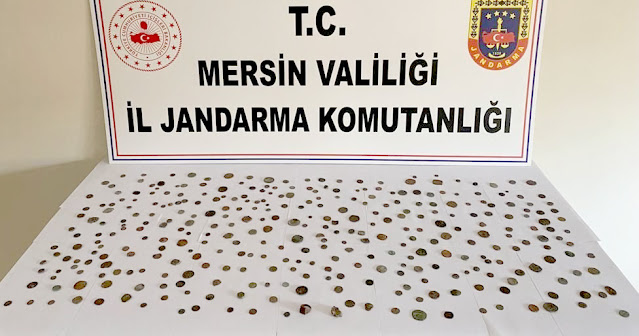 Mersin’de 345 Tarihi Eser Ele Geçirildi. 1 Şüpheli Gözaltına Alındı