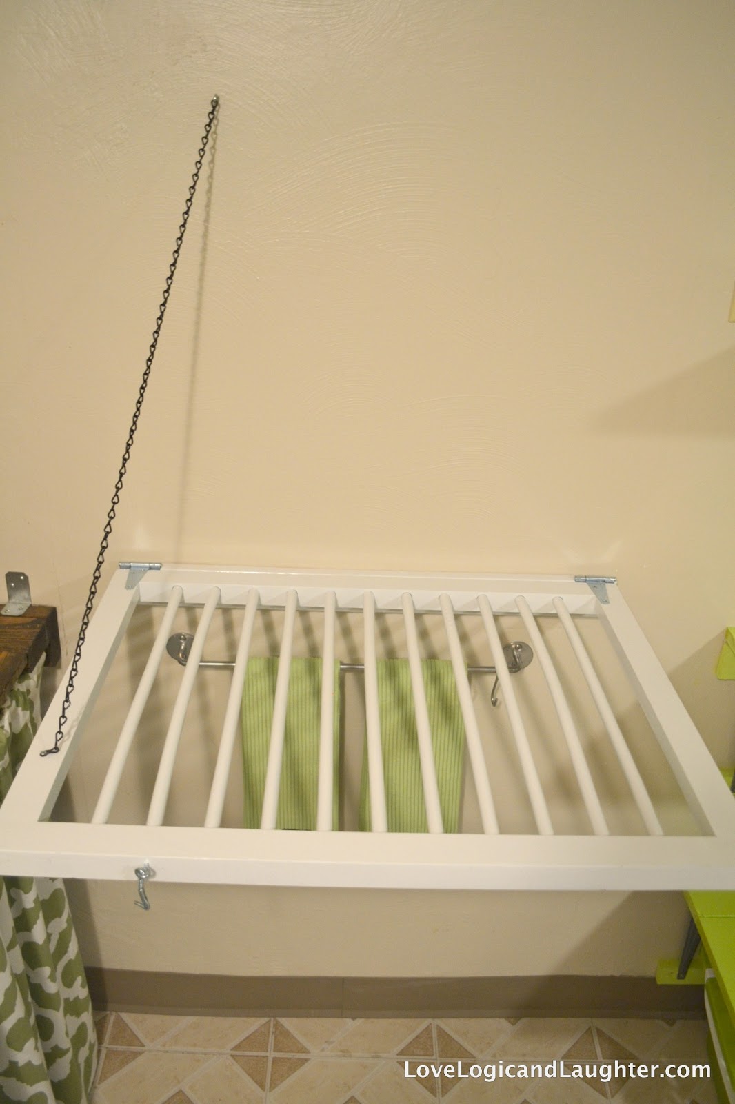 And when folded down it is a wonderful place to lay sweaters to dry.