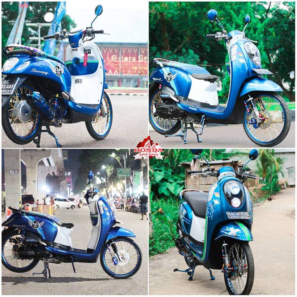 Ide Terpopuler 38 Modif Stiker  Scoopy  Keren 