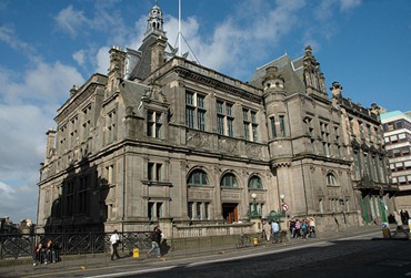 Edinburgh Central library June 2010 audio book post