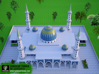 DESAIN MASJID MINIMALIS MODERN 2017