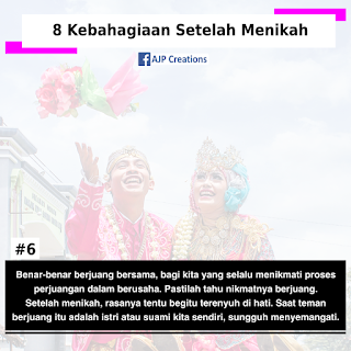 8 Kebahagiaan Setelah Menikah