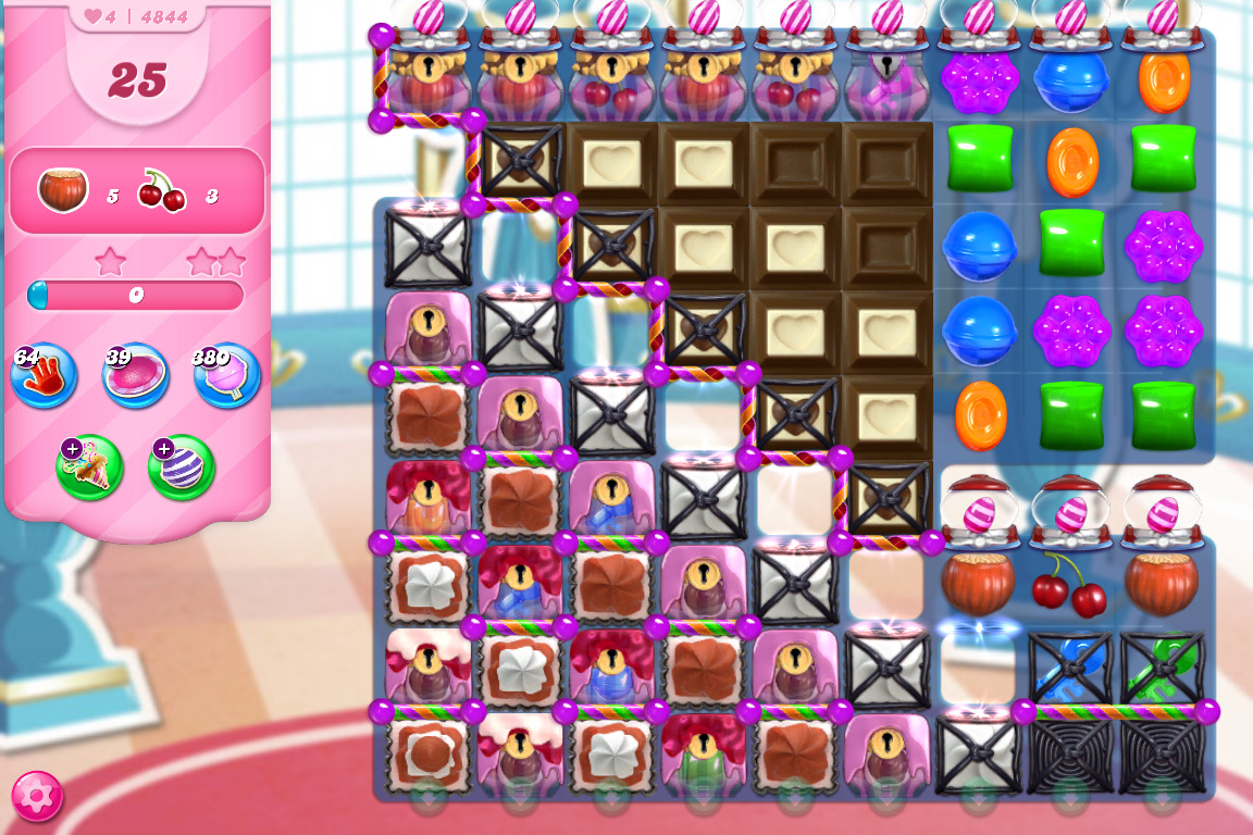 Candy Crush Saga level 4844