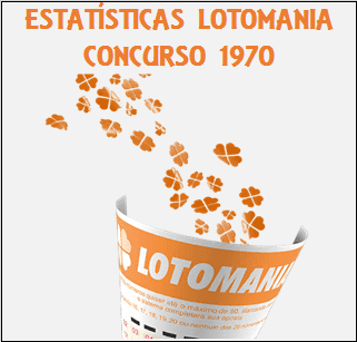 Estatísticas lotomania 1970 análises das dezenas