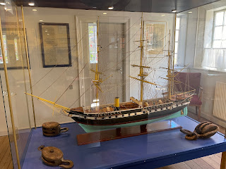 Model of the Fregatten Jylland ship