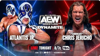 Atlantis Jr. vs. Chris Jericho en AEW Dynamite.