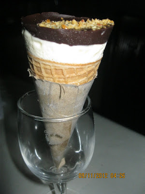 Aiskrim Drumstick homemade