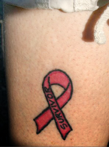 symbol pink ribbon tattoo designs foot It seems logical that someone who