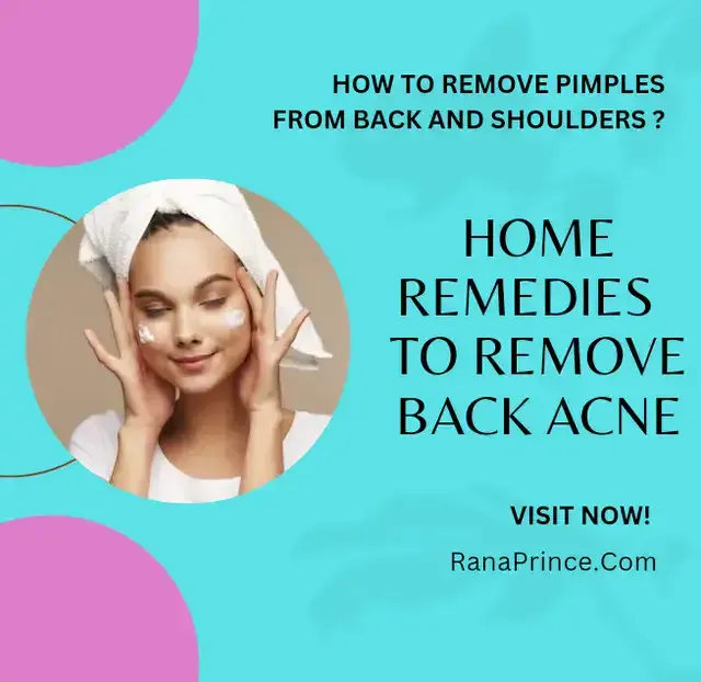 How to remove pimples from back and shoulders