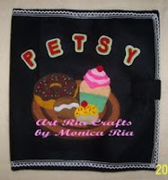Dessert Cake File Cover 4 Petsy by Monica Ria