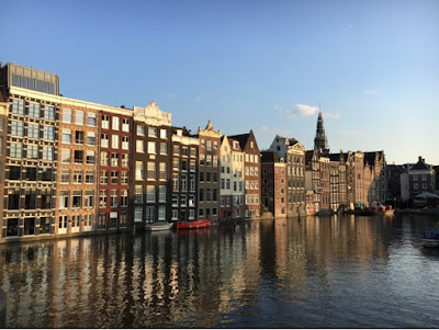 canal Amstel Amsterdam voyage