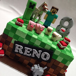 KUE ULANG TAHUN MINECRAFT Kumpulan Desain Kue Ulang Tahun