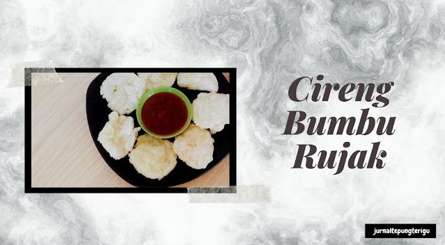 cireng bumbu rujak di Semusim Cafe