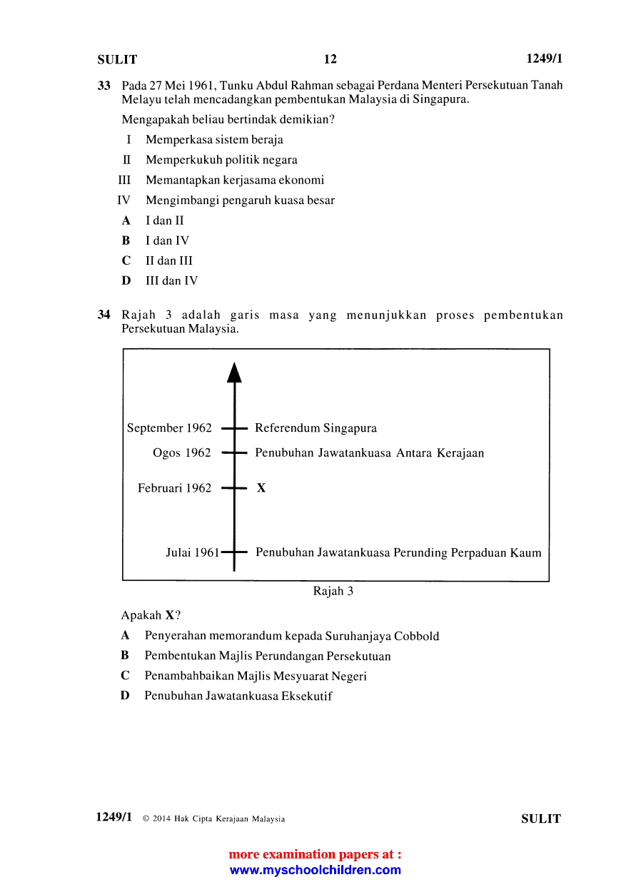 Shinichipedia: soalan sebenar sejarah spm kertas 1 ulangan 