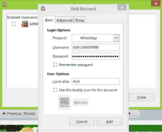 Pidgin Whatsapp For PC Windows