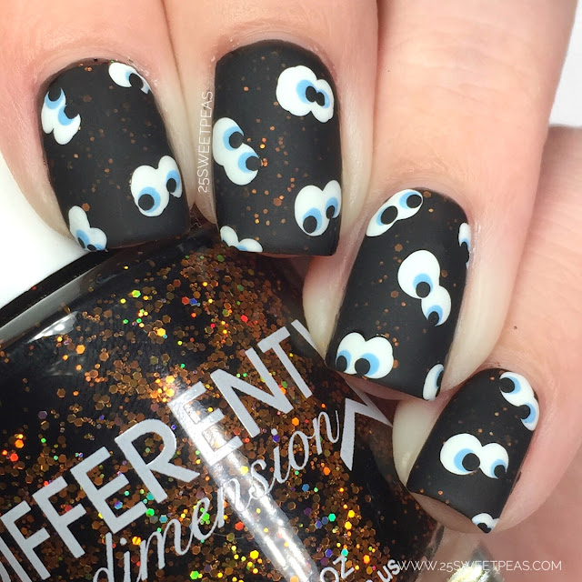 Halloween Eye Nail Art