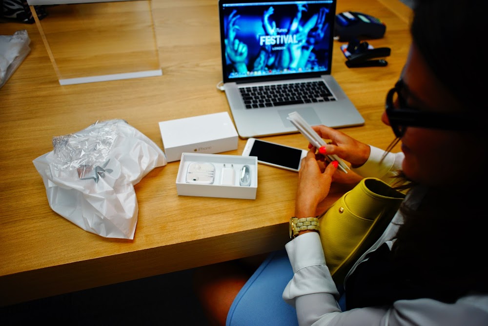 iPhone 6 plus launch Madrid store