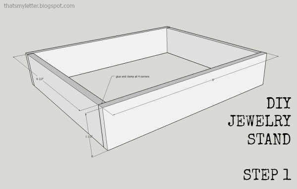 Step 1: Glue and clamp box sidestogether.