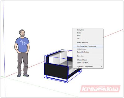 Live Component SketchUp 2021 Editing